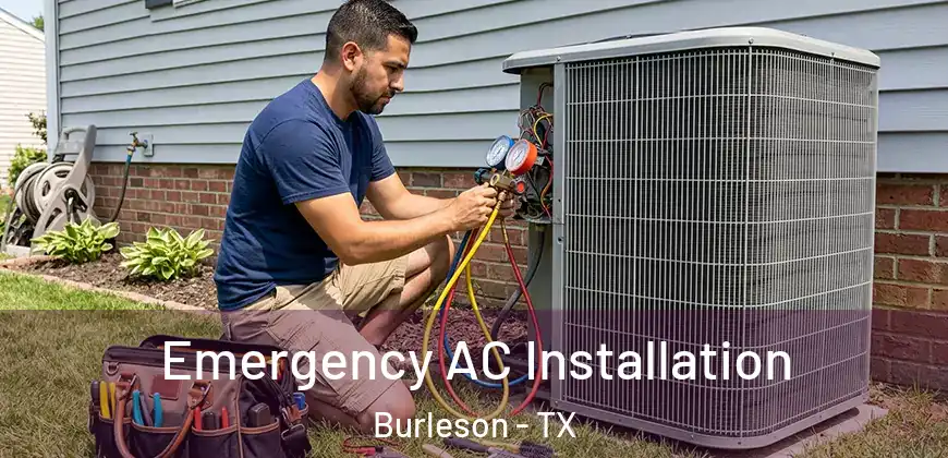  Emergency AC Installation Burleson - TX