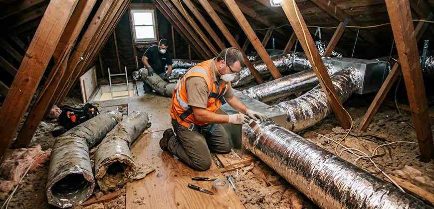 AC Duct Replacement in Burleson