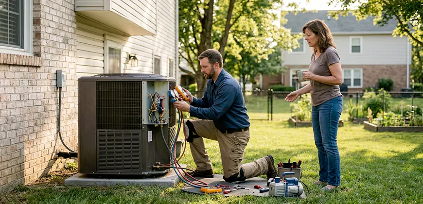 HVAC Replacement in Burleson