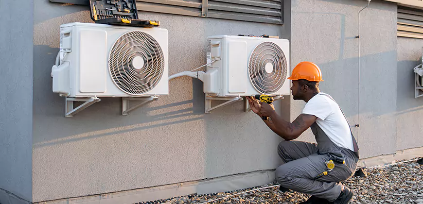 Central AC Outdoor Unit Cleaning in Burleson