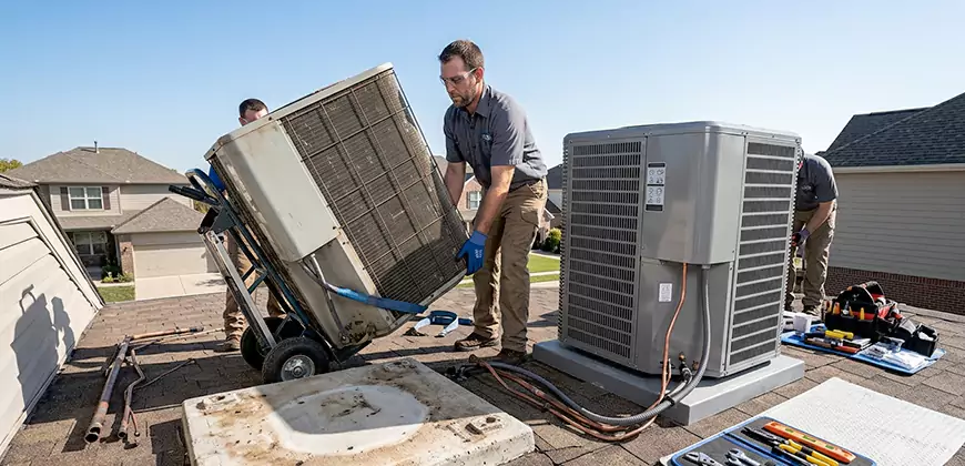 High-Efficiency Emergency Replacement in Burleson