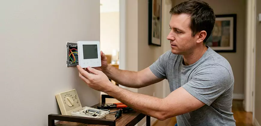 Heat Pump Thermostat Configuration in Burleson